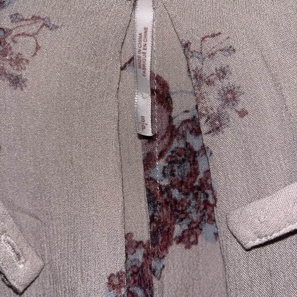 Free People Floral Hi-Lo Dress or Top, Size Small Petite - Picture 2 of 4